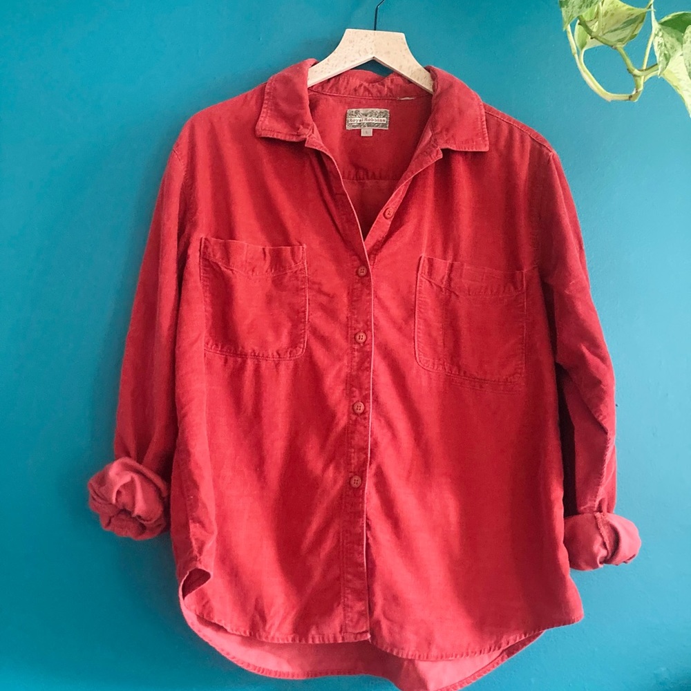 Royal Robbins corduroy top